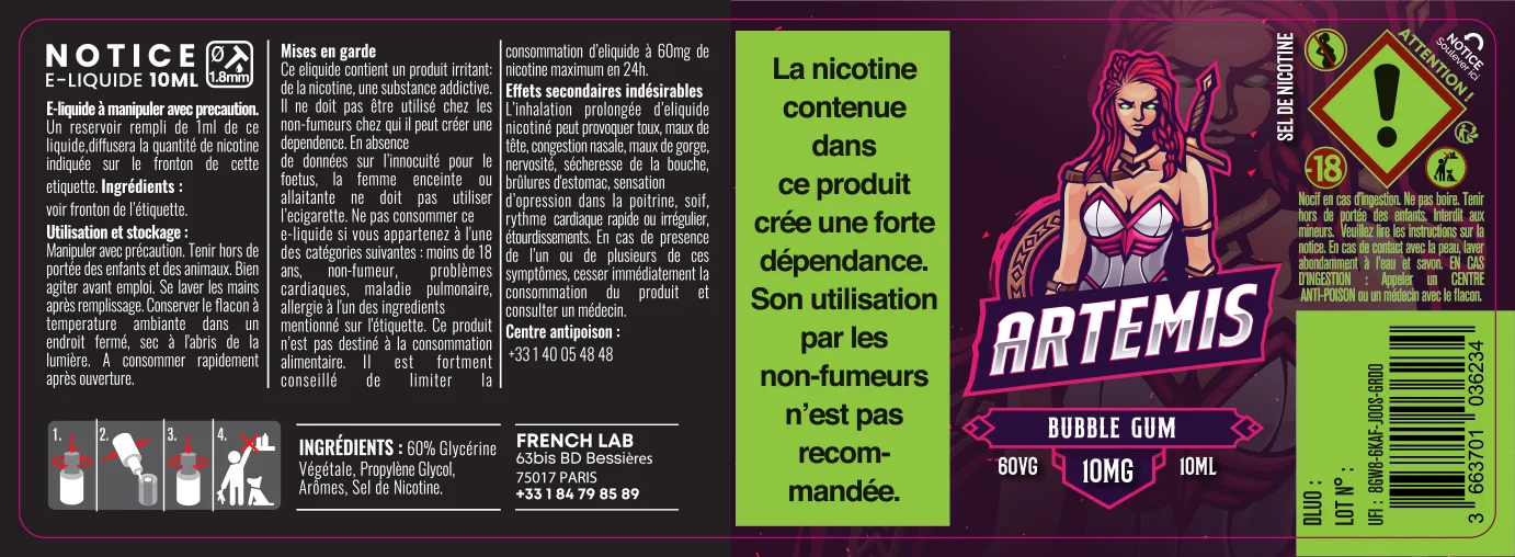 40X114 10ML XBAR_ARTEMIS_10ml_10mg_LABEL