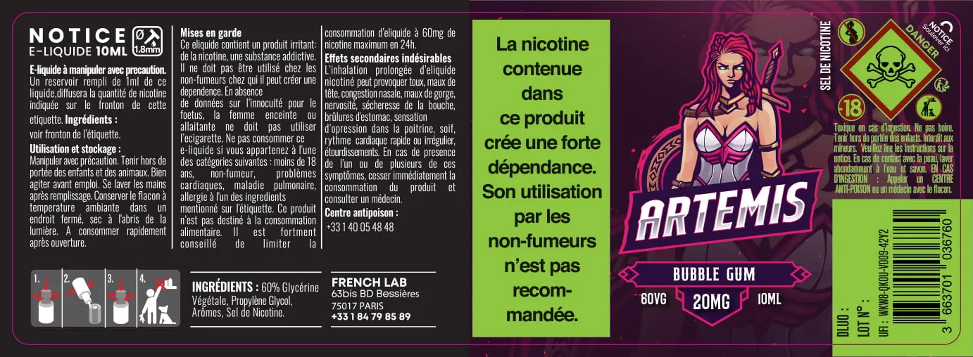 40X114 10ML XBAR_ARTEMIS_10ml_20mg_LABEL