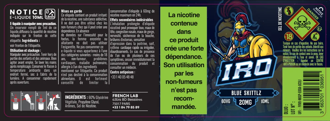 40X114 10ML XBAR_IRO_10ml_20mg_LABEL