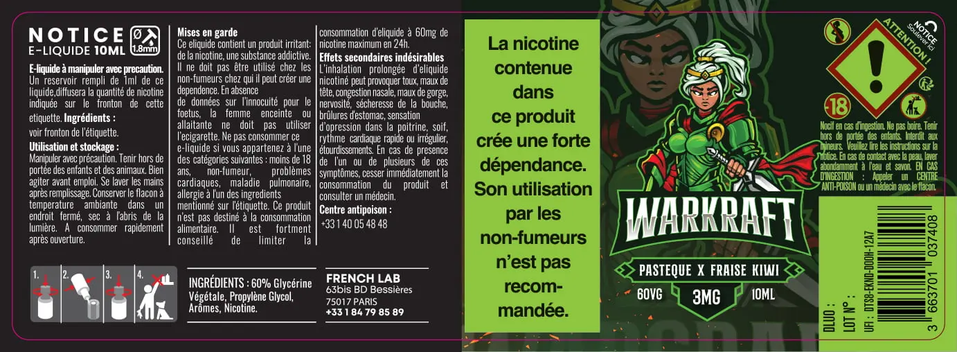 40X114 10ML XBAR_WARCRAFT_10ml_3mg_LABEL