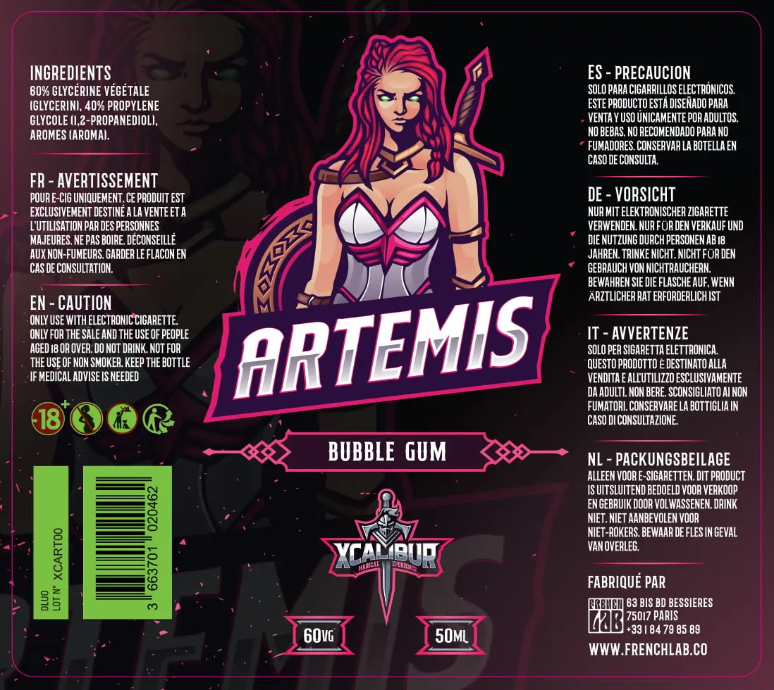 80X90 50ML XCALIBUR ARTEMIS-PPAG PELICOB