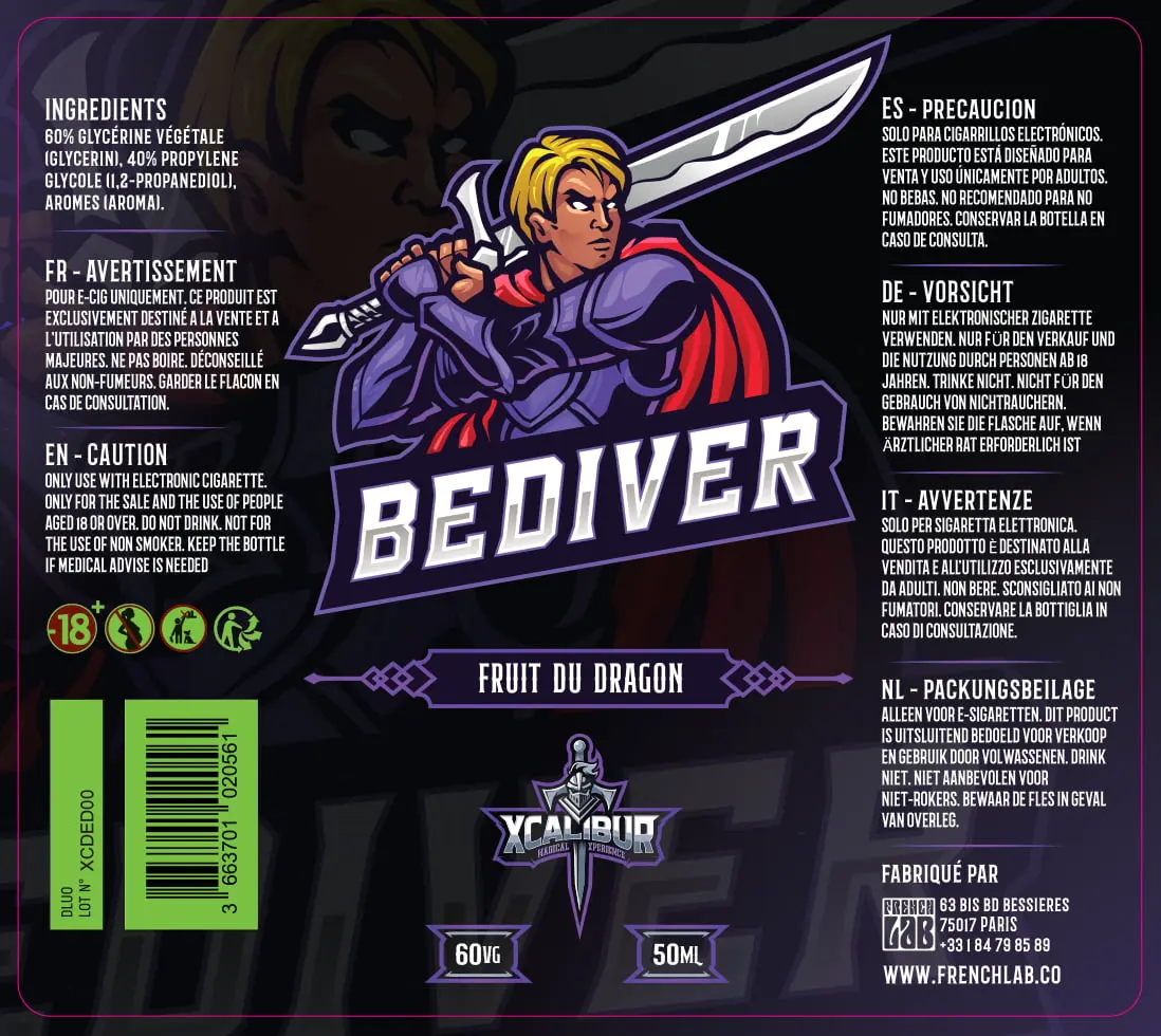 80X90 50ML XCALIBUR BEDIVER-PPAG PELICOB
