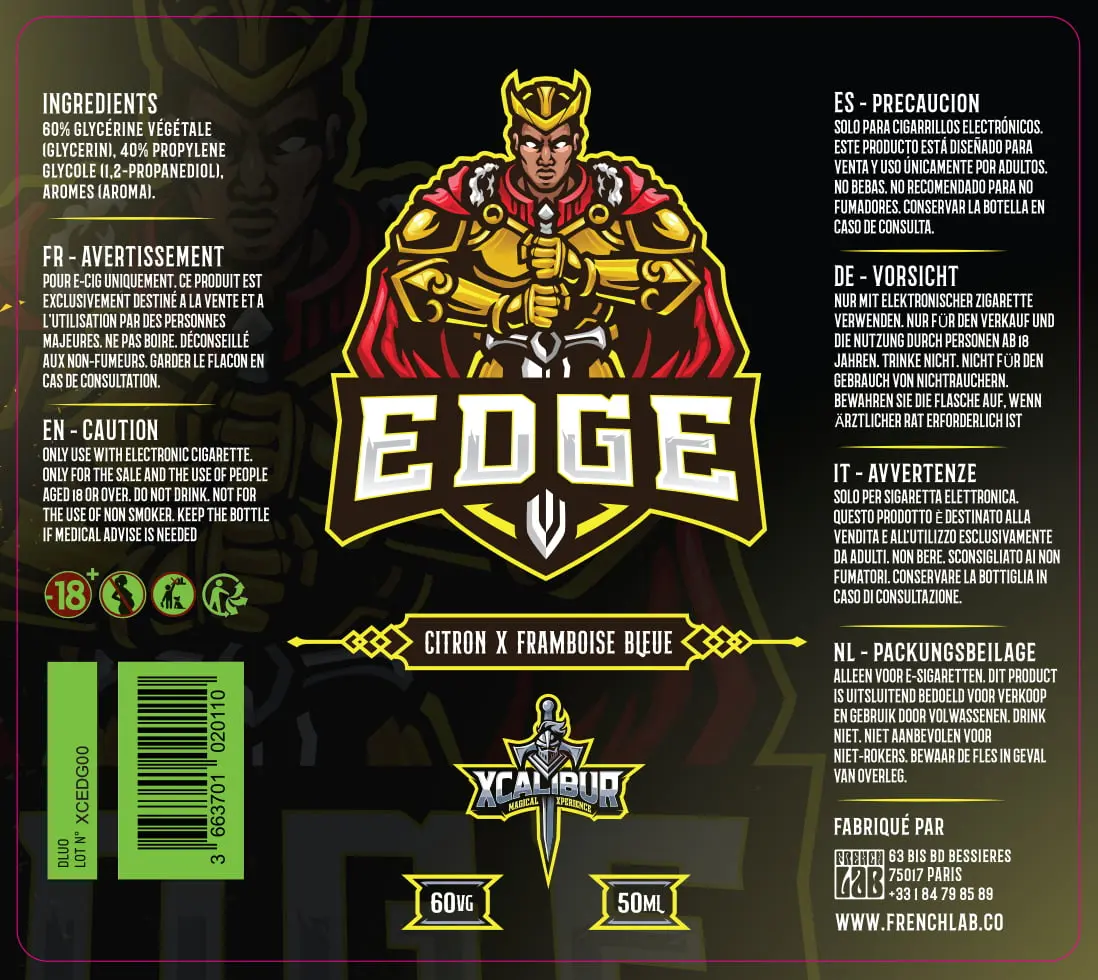 80X90 50ML XCALIBUR EDGE-PPAG PELICOB