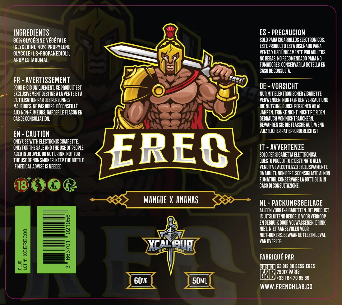 80X90 50ML XCALIBUR EREC-PPAG PELICOB