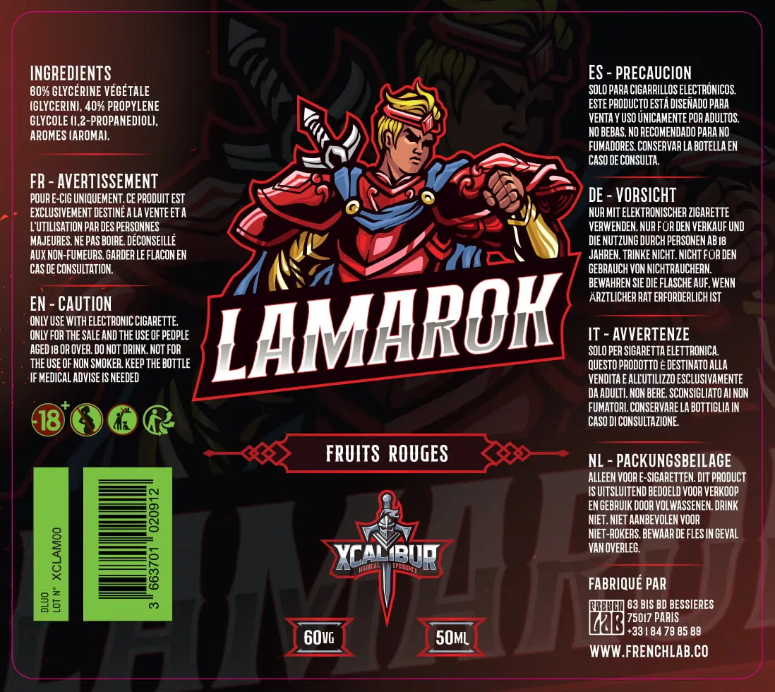 80X90 50ML XCALIBUR LAMAROK-PPAG PELICOB