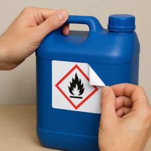 Notice de pose d'autocollants 11 pose d autocollant sur un bidon